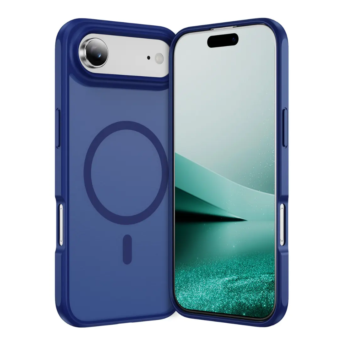 iPhone 17 Air Magsafe Cam Smoke Twotone Case Blue